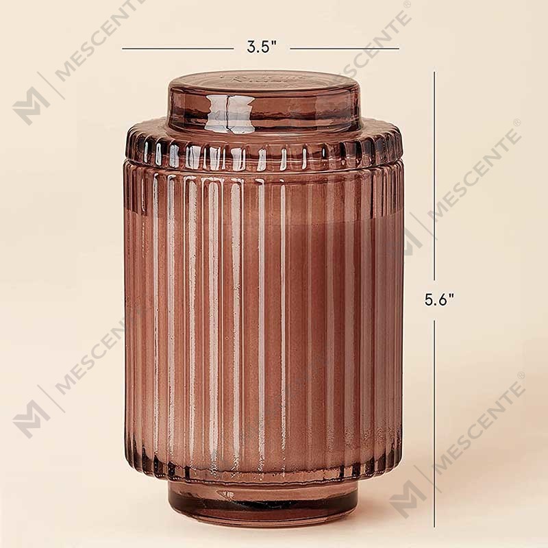 Atacado logotipo personalizado spa redondo cerâmica orgânica coco soja cera rosa conjunto de velas perfumadas com flores secas de cristal