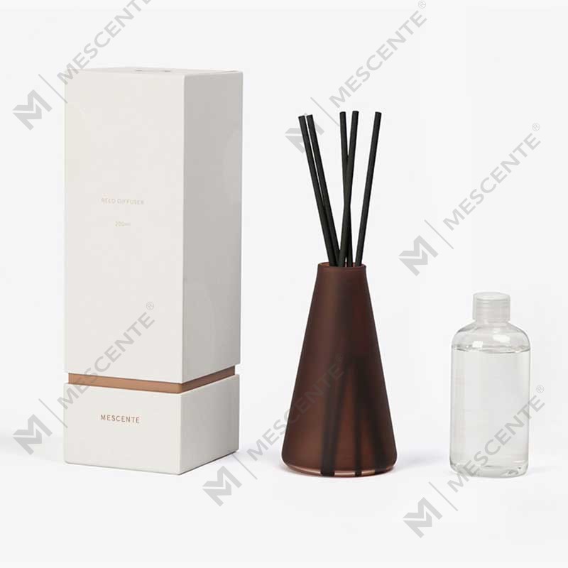 Atacado oem 200ml caixa de luxo embalagem rattan varas casa fragrância aroma reed difusor presente conjunto