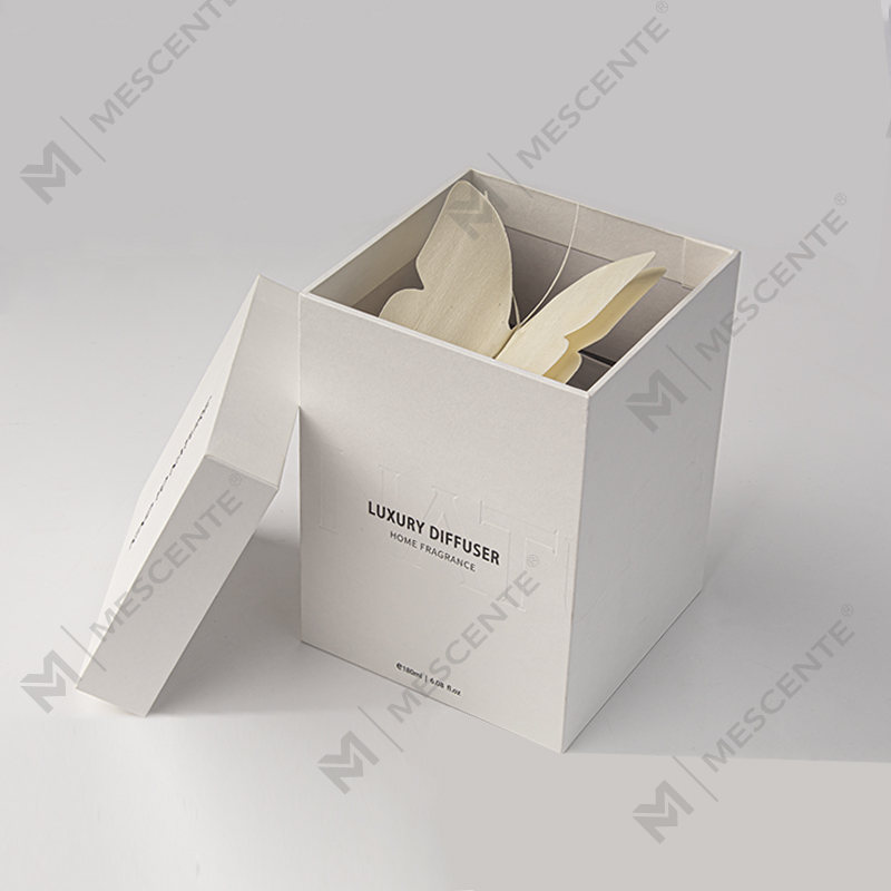 M&Scent Garrafa quadrada grande grande bastão de vime difusor de palheta líquida para aromaterapia lembrancinhas com rolha