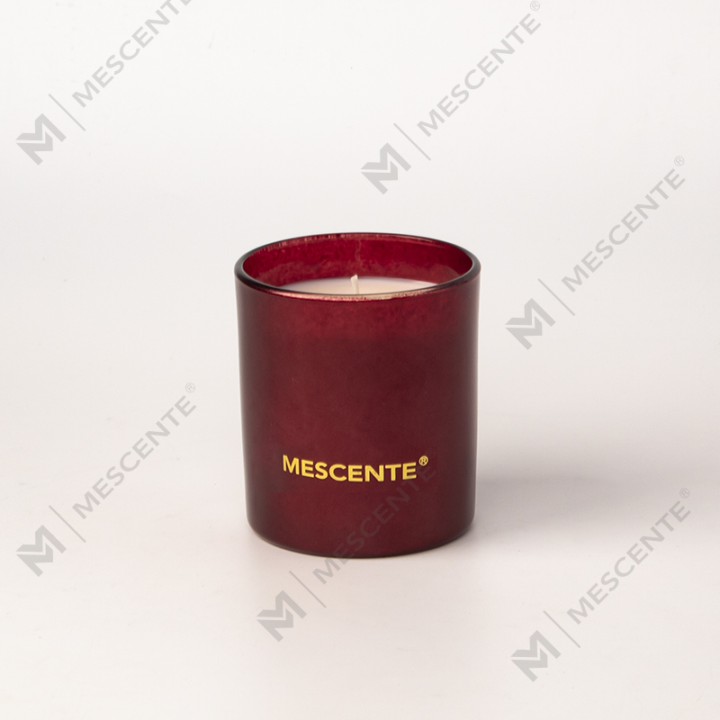 Frascos de velas pretas de Natal de marca própria M&Scent Aromas de velas perfumadas de aromaterapia