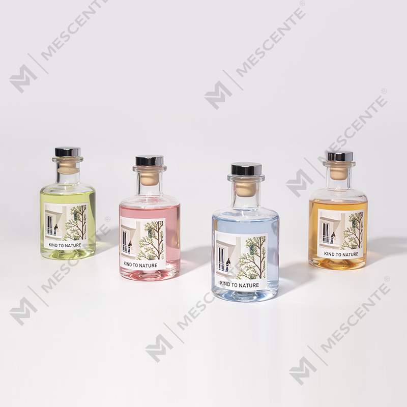 M&Scent Luxury 200ml garrafa branca personalizada difusor de palheta de madeira com caixa