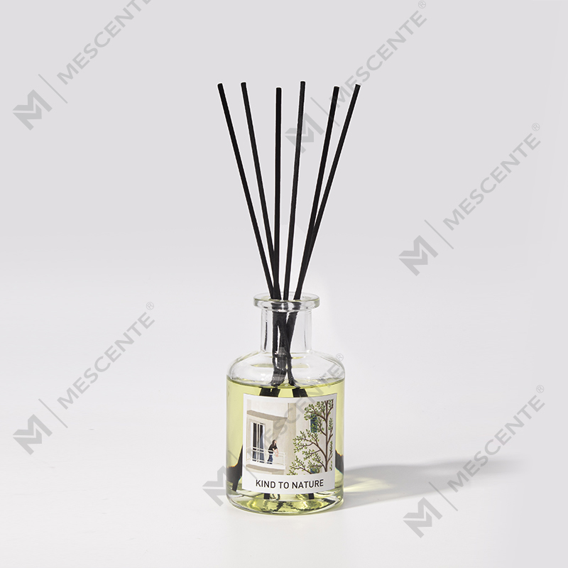 M&Scent Luxo Decorativo Grande Garrafa Difusor de Reed de Óleo Essencial com Conjunto de Presente de Flores Secas