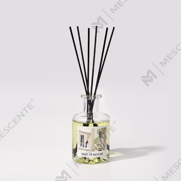 M&Scent Luxury 200ml garrafa branca personalizada difusor de palheta de madeira com caixa