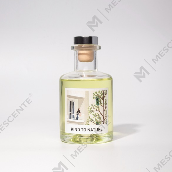 M&Scent Luxury 200ml garrafa branca personalizada difusor de palheta de madeira com caixa