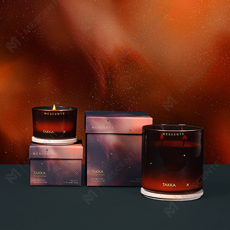 Velas de cera de soja perfumadas decorativas de Natal feitas à mão de luxo M&Scent com caixa de presente