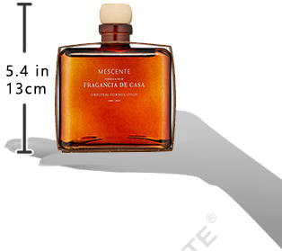 M&Scent Luxury Custom Large Rose Gold Garrafa de vidro Flor Difusor de palheta líquida de marca própria com caixa de presente