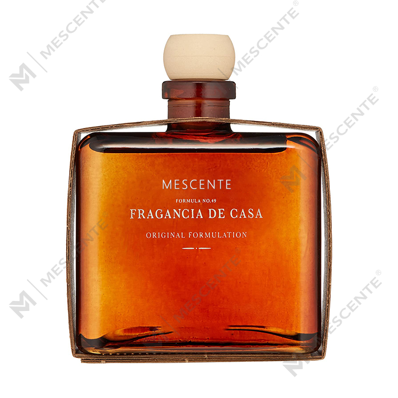 M&Scent Luxury Custom Large Rose Gold Garrafa de vidro Flor Difusor de palheta líquida de marca própria com caixa de presente