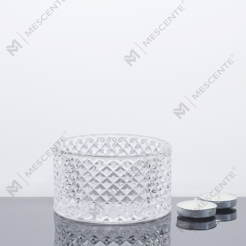 Frascos grandes de vela rosa com 3 pavio M&Scent com tampas a granel, frasco de vela de cerâmica para fabricação de velas