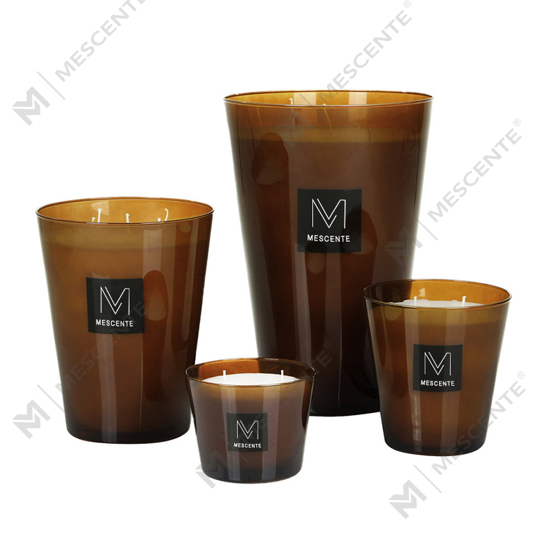 Velas de cera de soja com pavio de madeira para aromaterapia de marca própria de luxo M&Scent, kit para fazer velas faça você mesmo