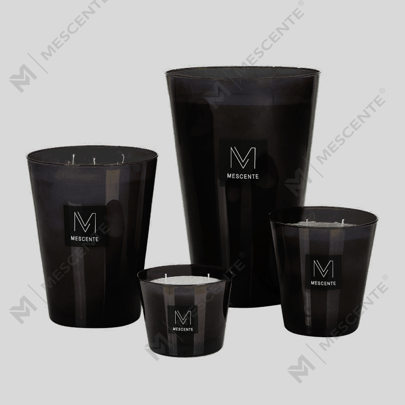 Velas de cera de soja com pavio de madeira para aromaterapia de marca própria de luxo M&Scent, kit para fazer velas faça você mesmo