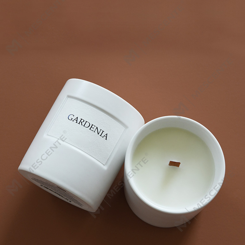M&Scent atacado personalizado de luxo para casa frascos de vidro com fragrância velas de cera de soja perfumadas