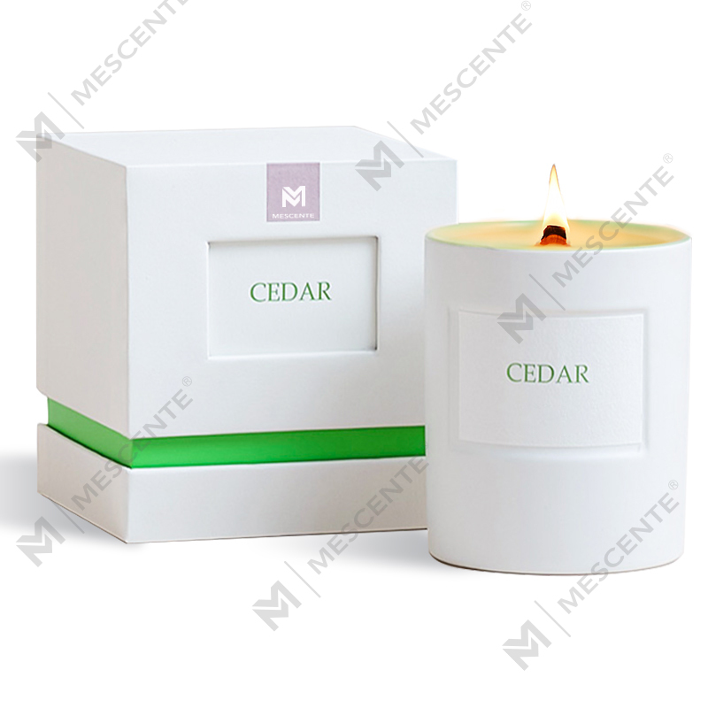 M&Scent atacado personalizado de luxo para casa frascos de vidro com fragrância velas de cera de soja perfumadas