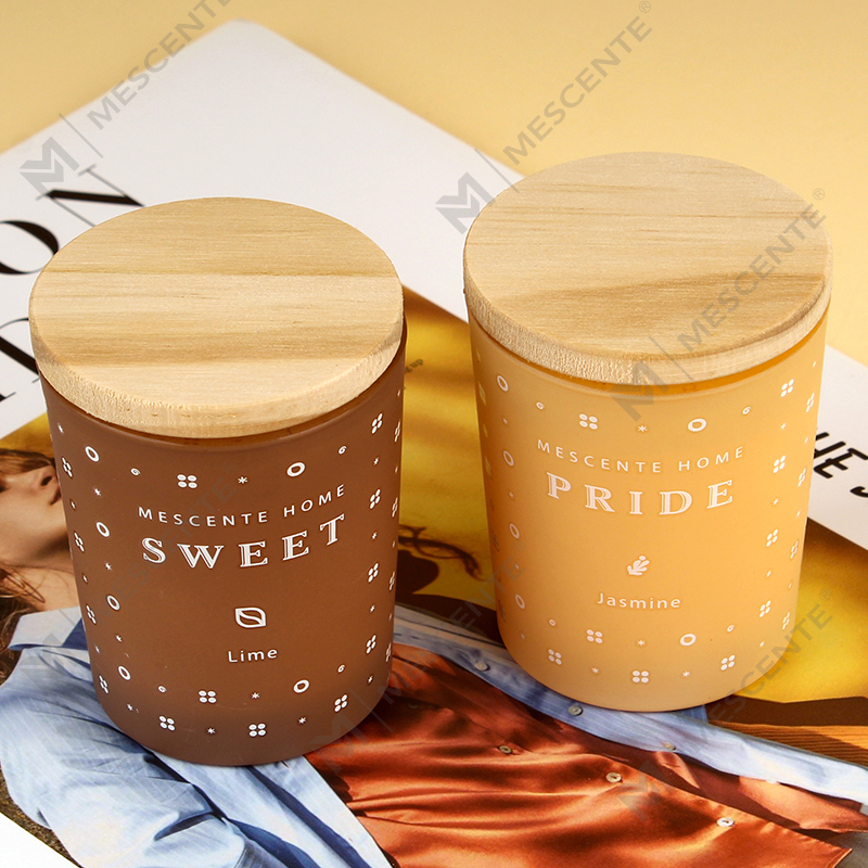 Conjunto de velas perfumadas para aromaterapia com cera de soja doméstica M23352 com 3 pacotes