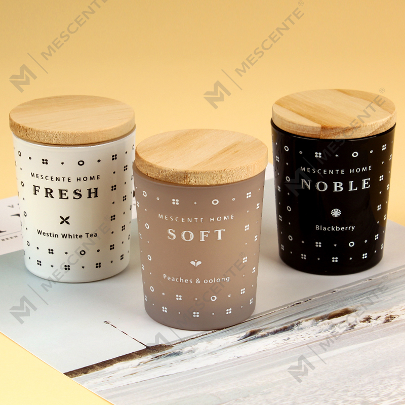 Conjunto de velas perfumadas para aromaterapia com cera de soja doméstica M23352 com 3 pacotes