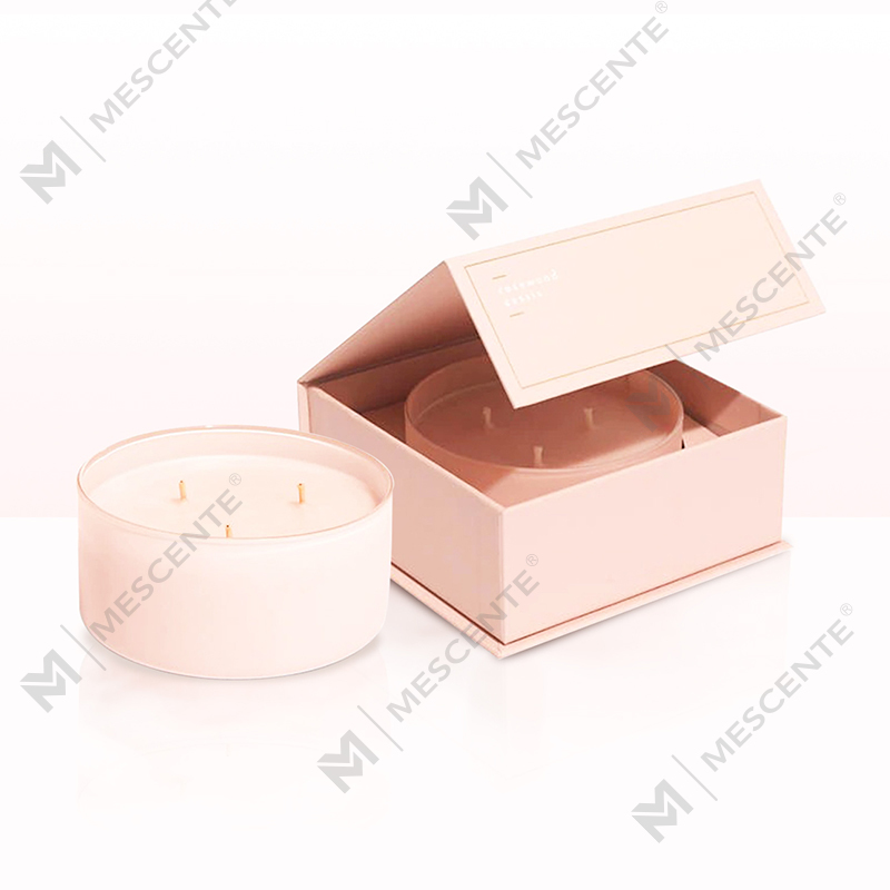 M&S cent Velas perfumadas grandes de luxo com 3 pavios e tampa de madeira