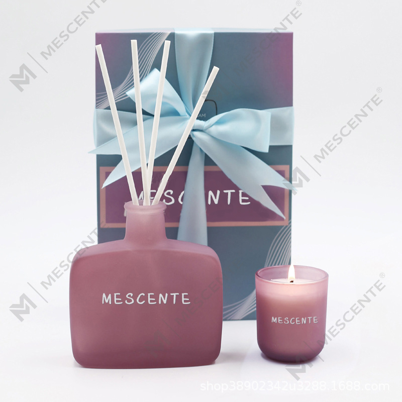 Conjunto de presente difusor de vela e palheta, difusor de palheta de aroma de velas perfumadas