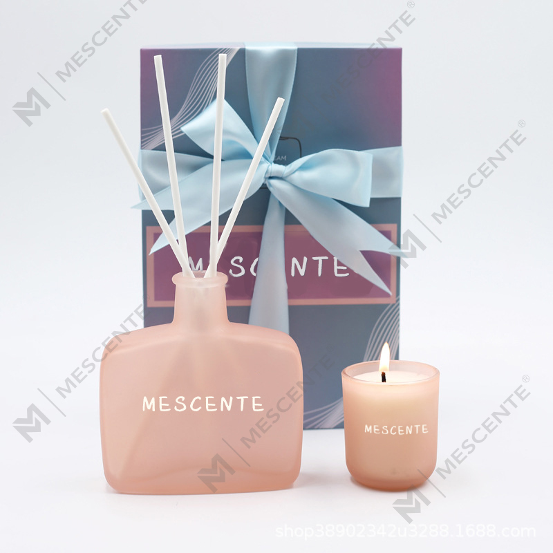 Conjunto de presente difusor de vela e palheta, difusor de palheta de aroma de velas perfumadas
