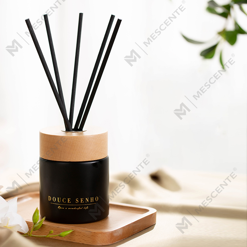 M&Scent Frasco Preto Perfume Aroma Reed Difusor de Óleo, Fragrância Tailândia Reed Difusores Conjunto de Presente