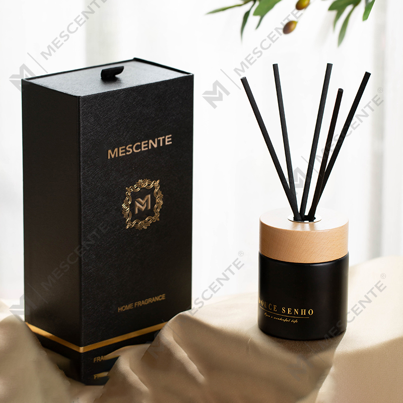 M&Scent Frasco Preto Perfume Aroma Reed Difusor de Óleo, Fragrância Tailândia Reed Difusores Conjunto de Presente