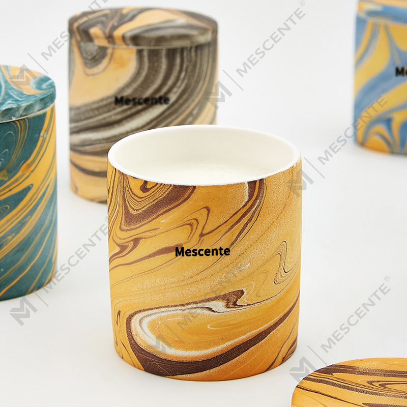 M&Scent atacado barato personalizado de luxo de marca própria pilar perfumado cera de soja vela de aroma de pavio de madeira