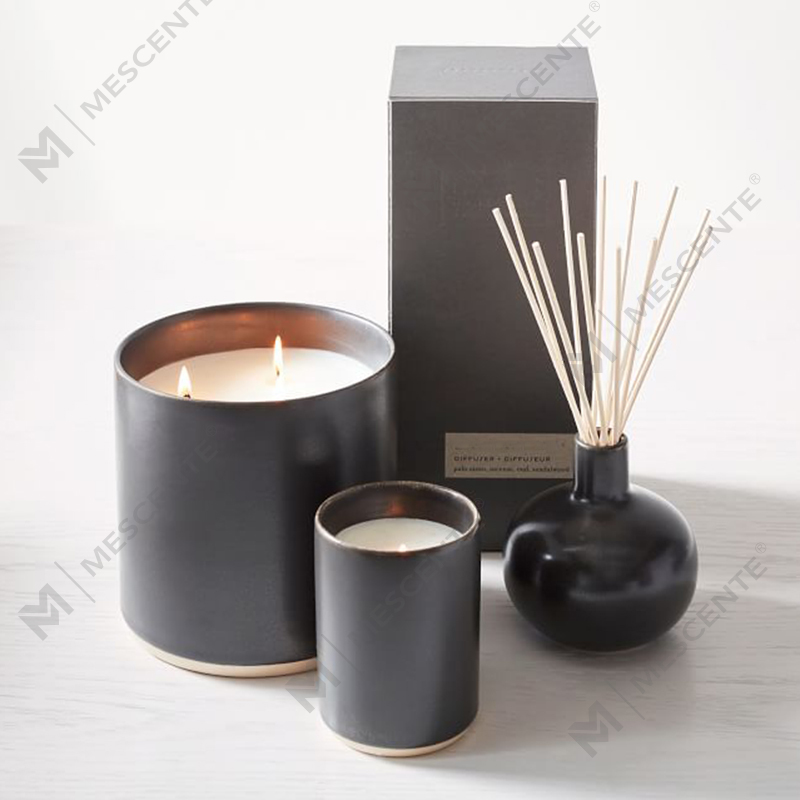 Frasco de cerâmica personalizado para casa com fragrância Reed DiffuserA29224-1-Valuables