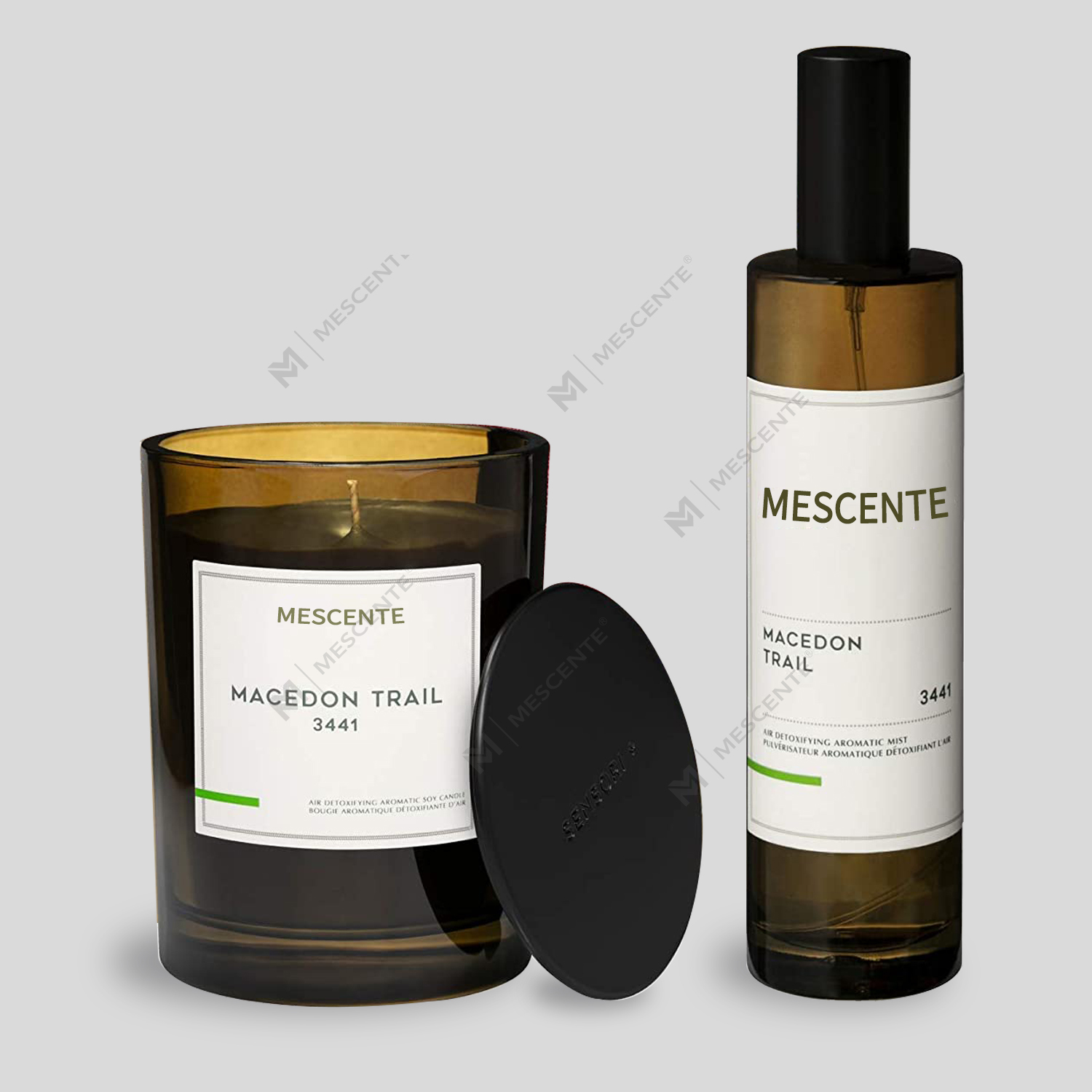 Conjunto de velas difusoras em spray para ambiente com aroma de marca própria de luxo por atacado da M&Scent