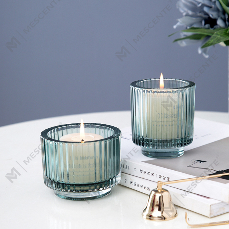 Castiçal de cristal de vidro com decoração de luxo M&Scent, castiçais a granel