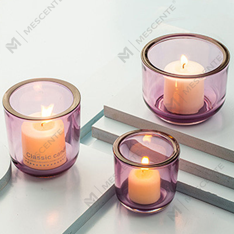Copo de cristal decorativo M&Scent Deluxe, castiçal a granel
