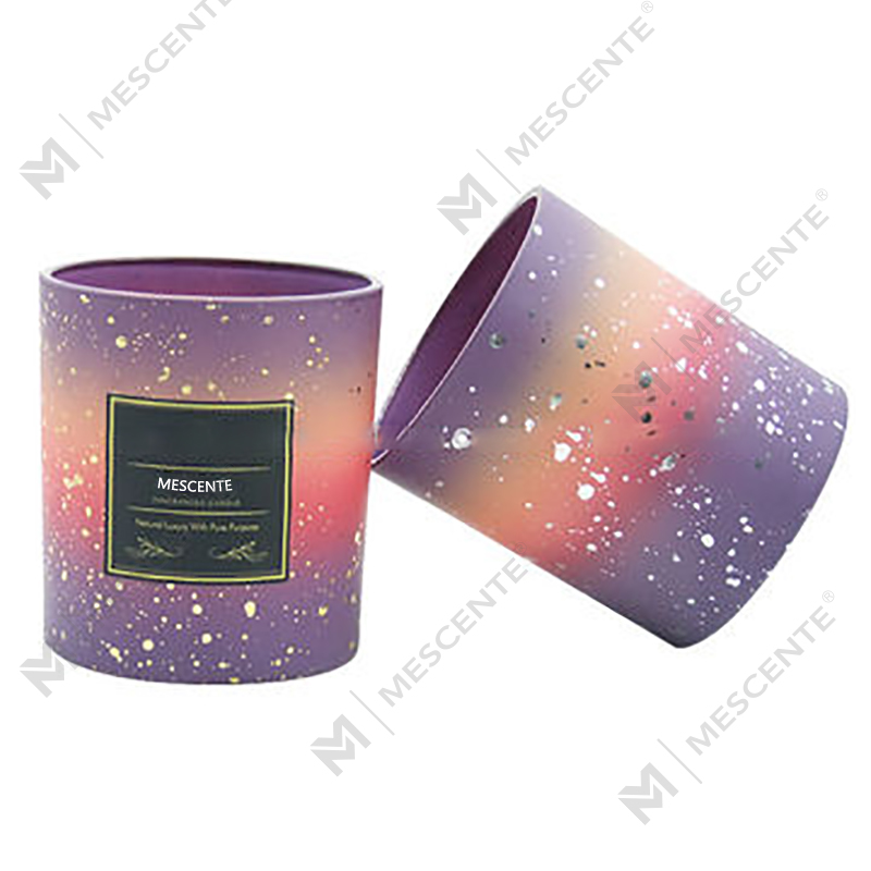 Frascos de vela foscos vazios personalizados por atacado M&Scent para fabricação de velas com tampa