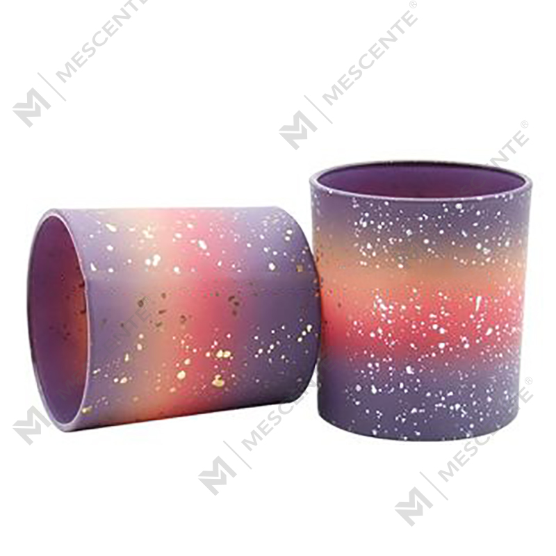 Frascos de vela foscos vazios personalizados por atacado M&Scent para fabricação de velas com tampa