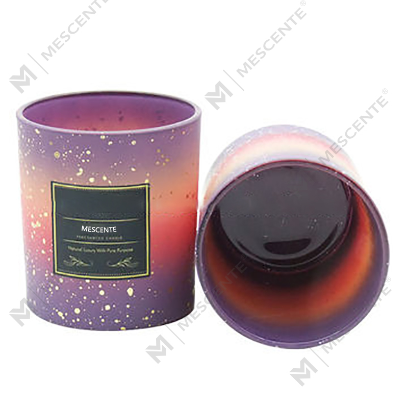 Frascos de vela foscos vazios personalizados por atacado M&Scent para fabricação de velas com tampa
