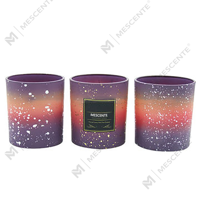 Frascos de vela foscos vazios personalizados por atacado M&Scent para fabricação de velas com tampa