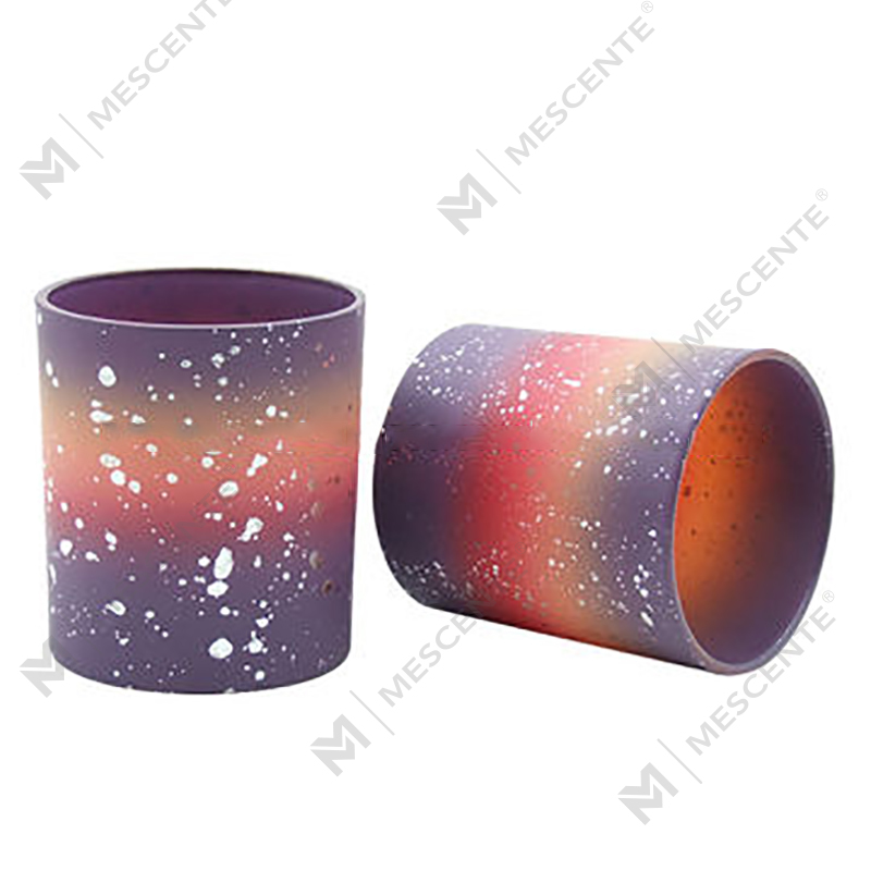 Frascos de vela foscos vazios personalizados por atacado M&Scent para fabricação de velas com tampa