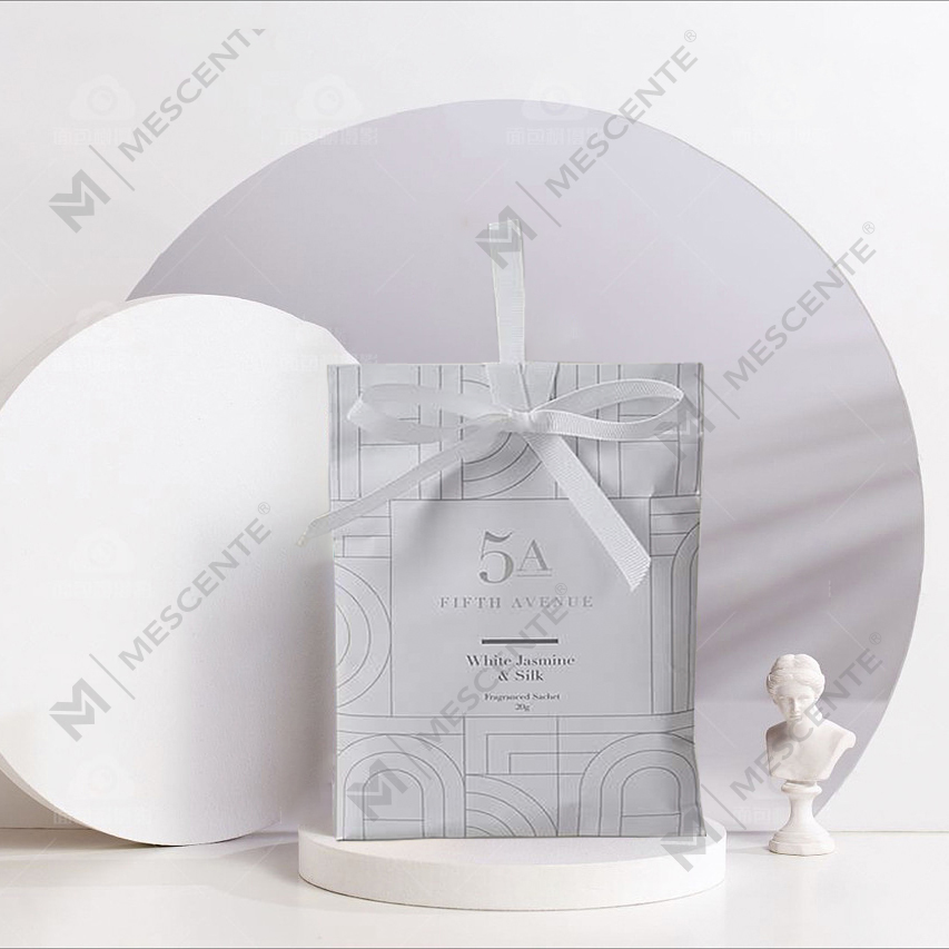 Sacos de sachê suspensos perfumados para gaveta e armário, sacos de papel para aromaterapia