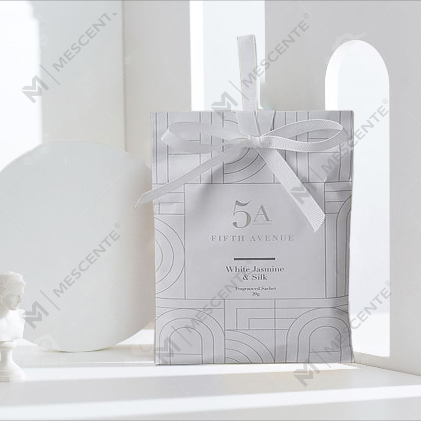 Sacos de sachê suspensos perfumados para gaveta e armário, sacos de papel para aromaterapia