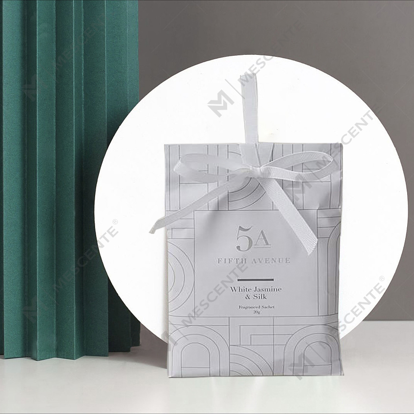 Sacos de sachê suspensos perfumados para gaveta e armário, sacos de papel para aromaterapia