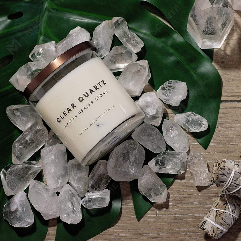M&Scente novas ideias de produtos artesanato com infusão de cristal curativo velas perfumadas de cera de soja