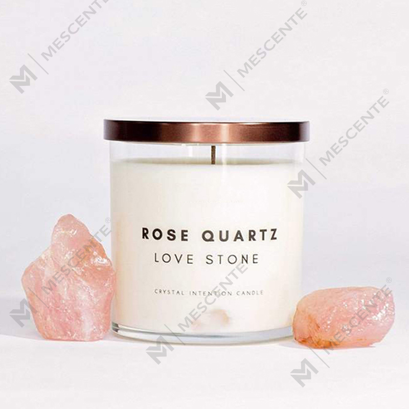 M&Scente novas ideias de produtos artesanato com infusão de cristal curativo velas perfumadas de cera de soja