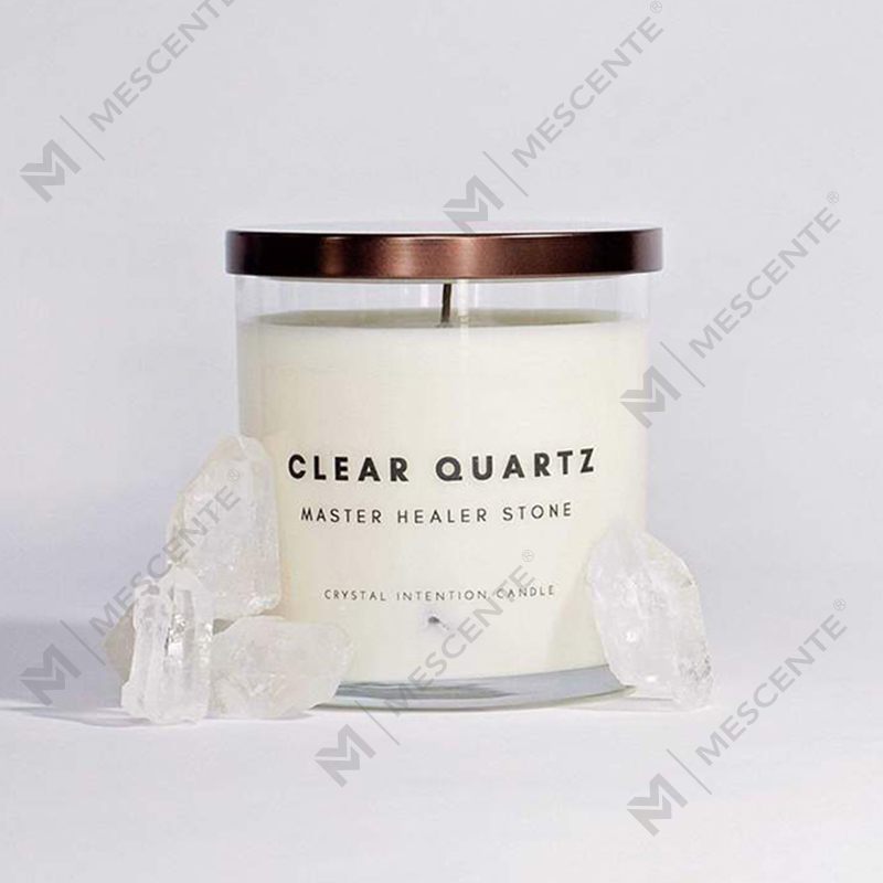 M&Scente novas ideias de produtos artesanato com infusão de cristal curativo velas perfumadas de cera de soja