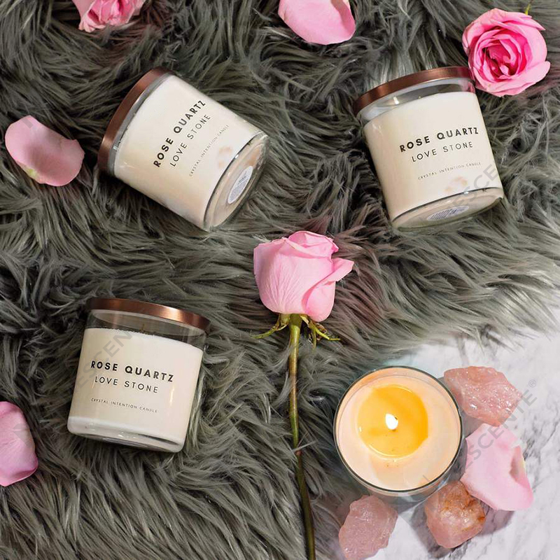 M&Scente novas ideias de produtos artesanato com infusão de cristal curativo velas perfumadas de cera de soja