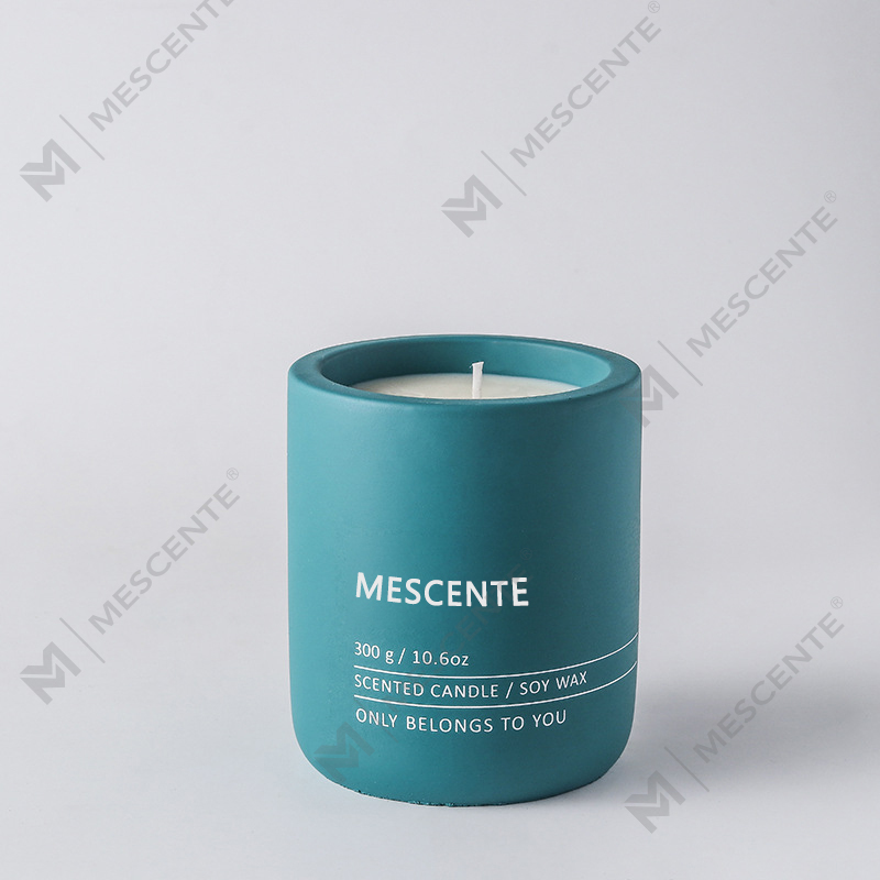 M&Scent Vela de cera de soja perfumada de cerâmica de cristal de marca própria de massagem de luxo decorativa personalizada M&Scent