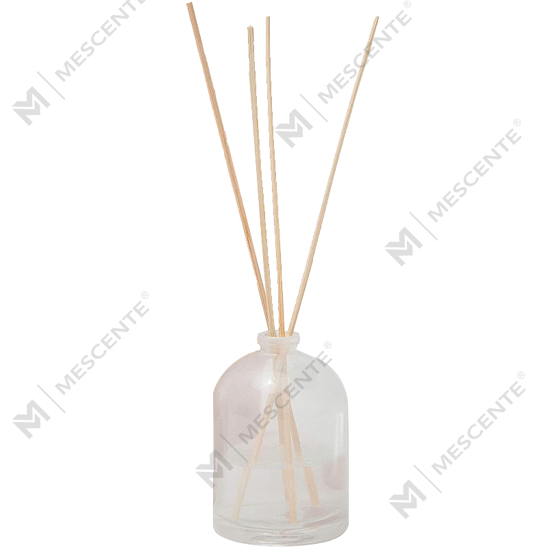 M&Scent Luxury Custom Large Rose Gold Garrafa de vidro Flor Difusor de palheta líquida de marca própria com caixa de presente