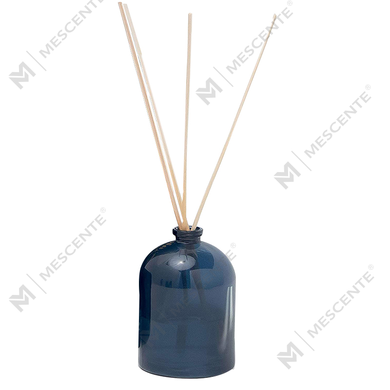 M&Scent Luxury Custom Large Rose Gold Garrafa de vidro Flor Difusor de palheta líquida de marca própria com caixa de presente