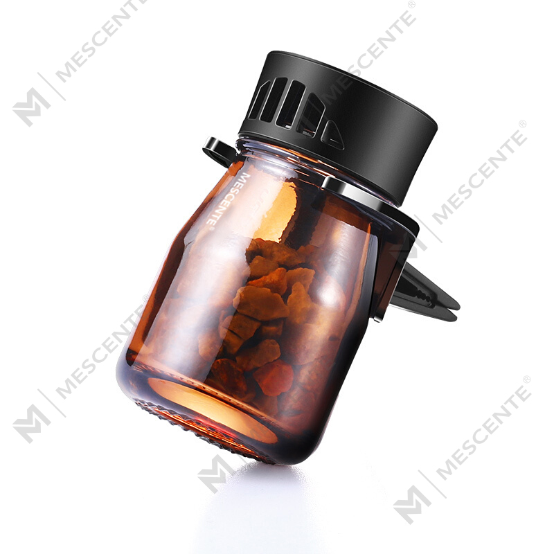 Frascos de ambientador para carro com logotipo personalizado orgânico M&Scent mini fragrância, bomba de ar para carro