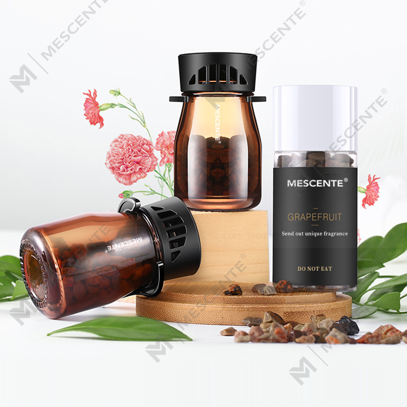 Frascos de ambientador para carro com logotipo personalizado orgânico M&Scent mini fragrância, bomba de ar para carro
