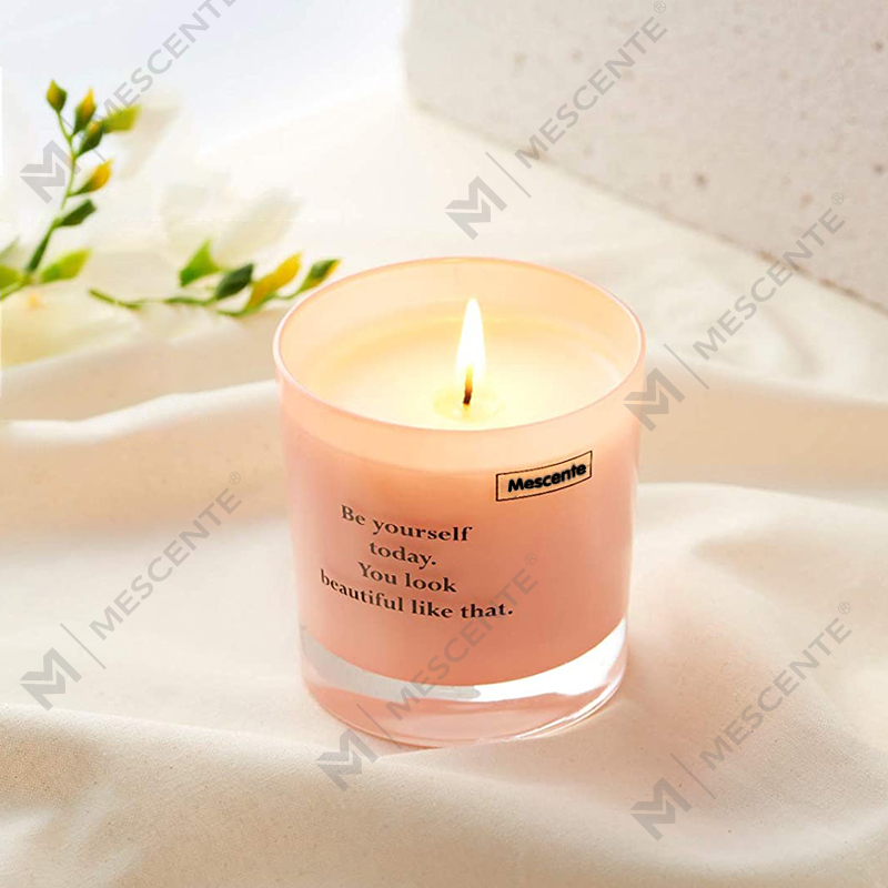 M&Scent atacado de marca própria em potes de luxo velas de cera de soja