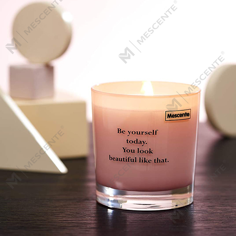 M&Scent atacado de marca própria em potes de luxo velas de cera de soja