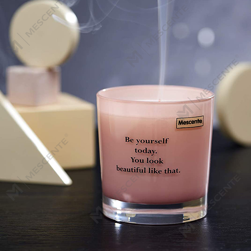 M&Scent atacado de marca própria em potes de luxo velas de cera de soja