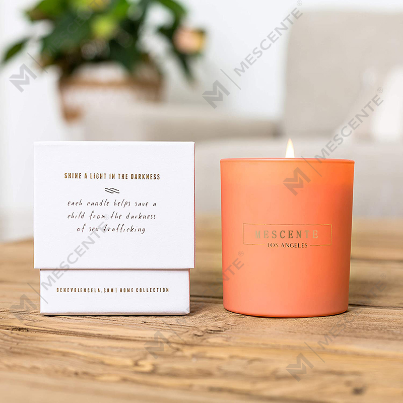 M&Scent atacado de recipiente de marca própria aromaterapia fragrância perfumada aroma velas de soja