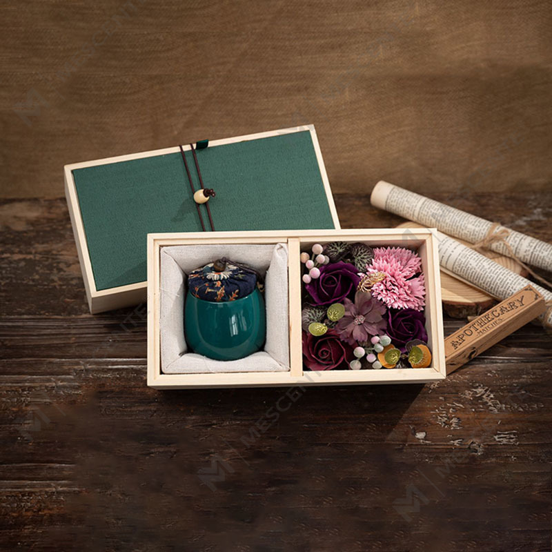 Vela de parafina de aromaterapia com coluna de cerâmica para pedido em massa de decoração de luxo M&Scent